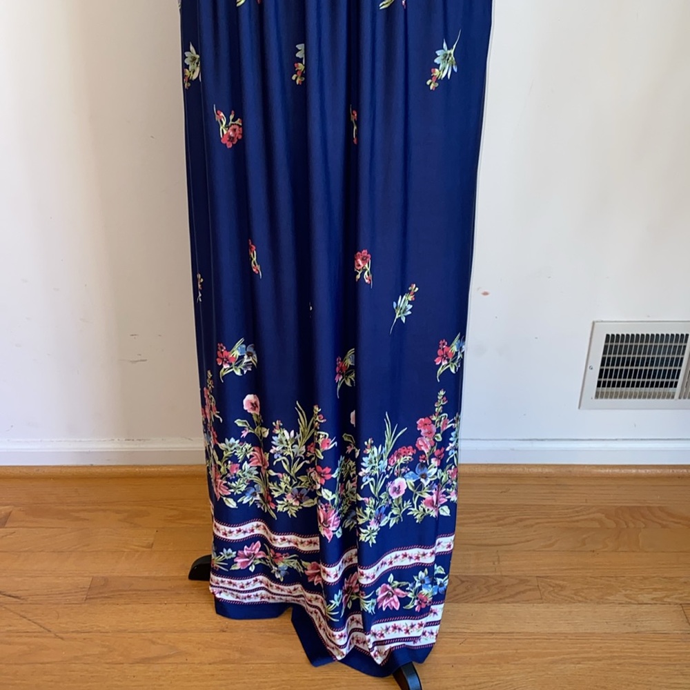 White Birch Sleeveless Floral Print Maxi Dress Size Medium - Picture 6 of 14